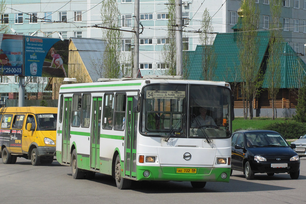 Пензенская область, ЛиАЗ-5256.45 № АЕ 732 58