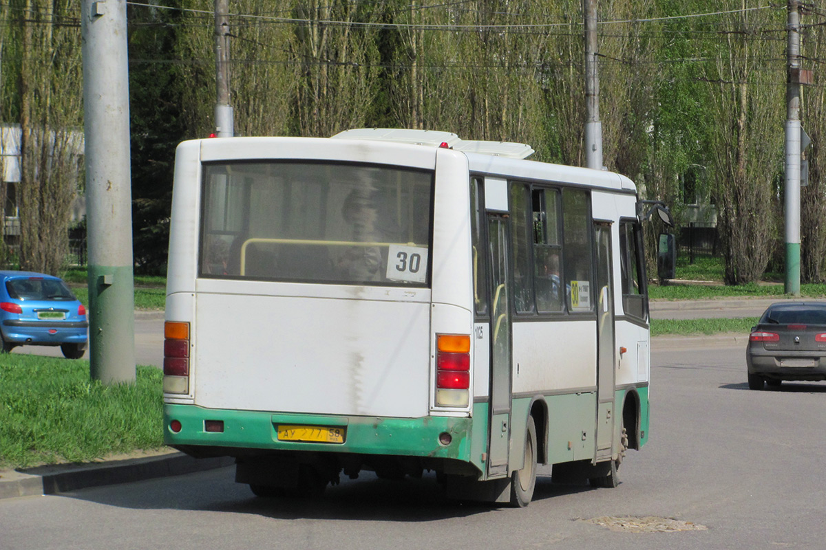 Пензенская область, ПАЗ-320402-03 № 1025