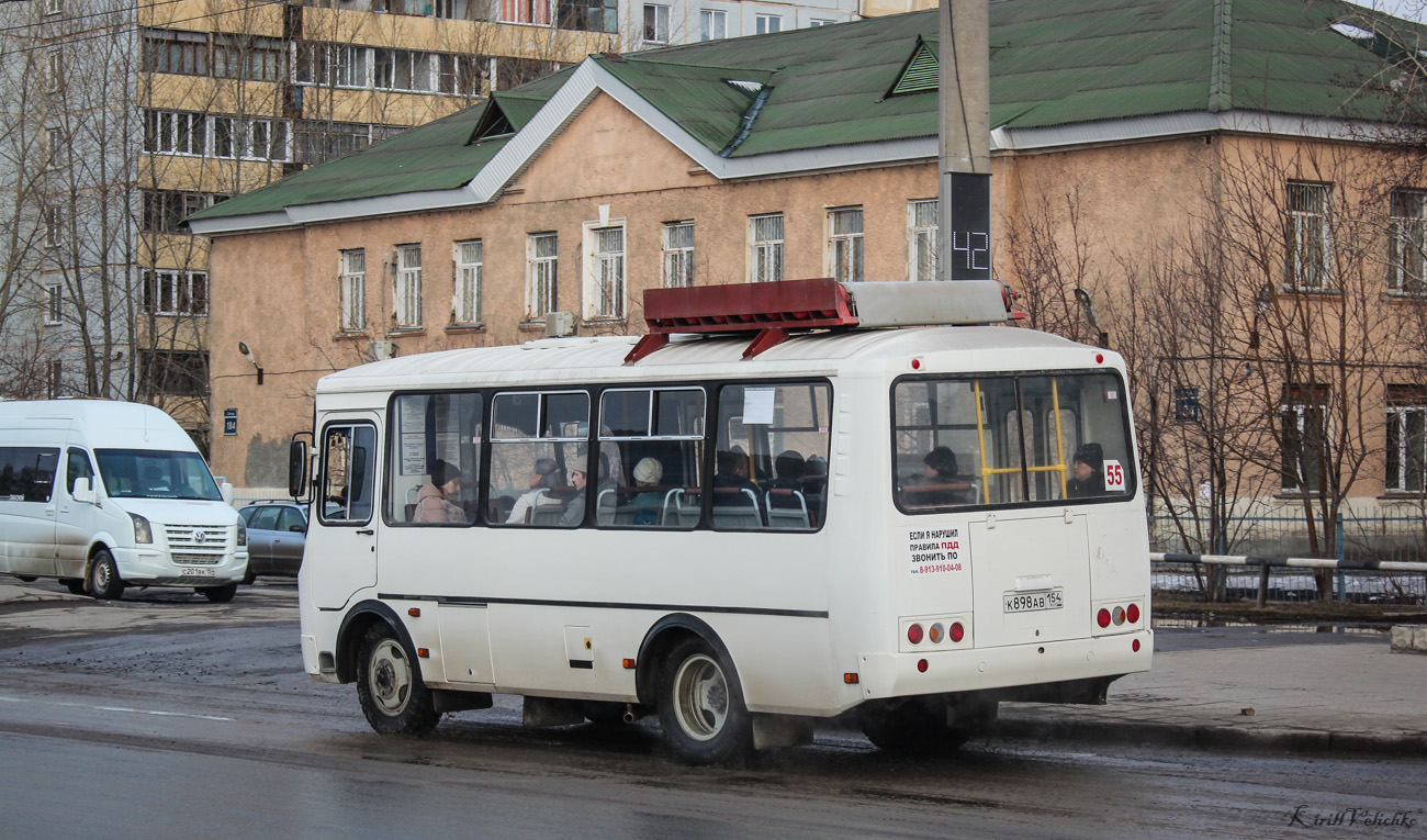 Новосибирская область, ПАЗ-32054 № К 898 АВ 154