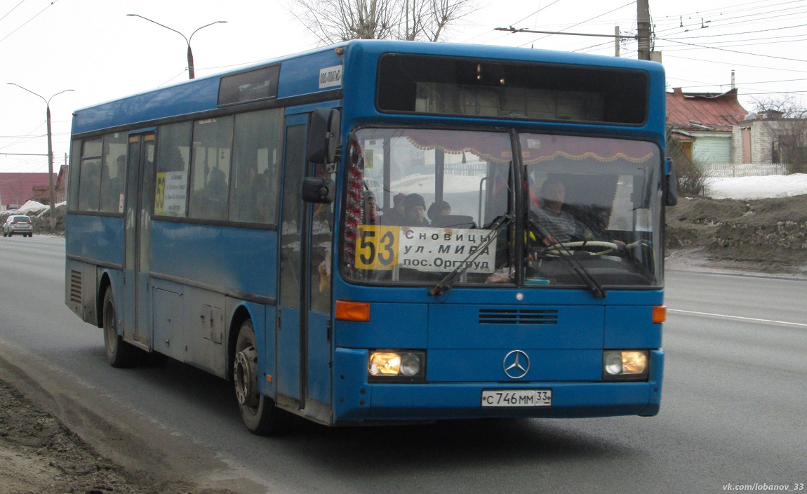 Владимирская область, Mercedes-Benz O405 № С 746 ММ 33