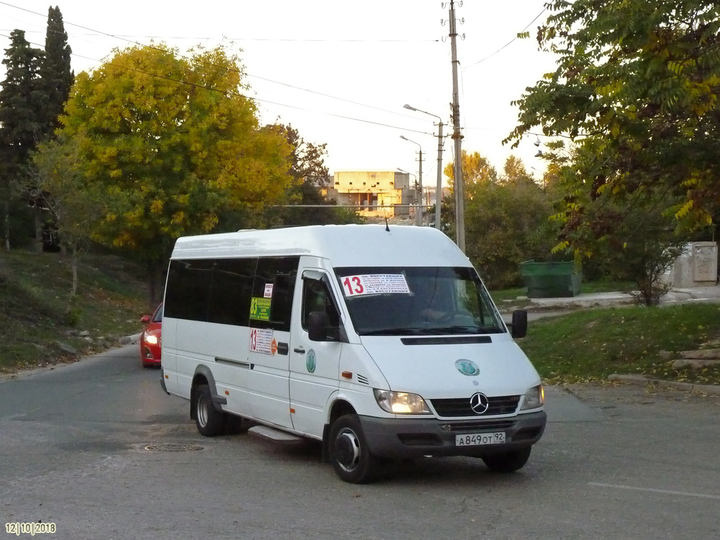 Севастополь, Луидор-223203 (MB Sprinter Classic) № А 849 ОТ 92