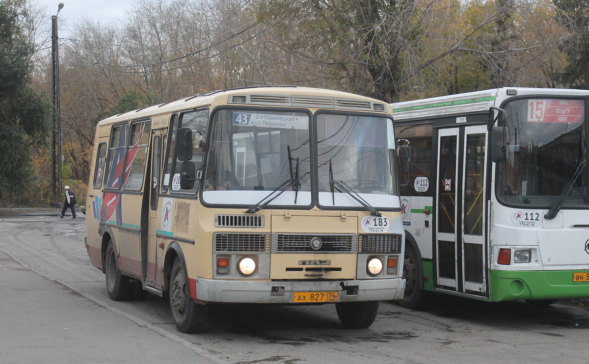 Челябинская область, ПАЗ-32053-07 № 183