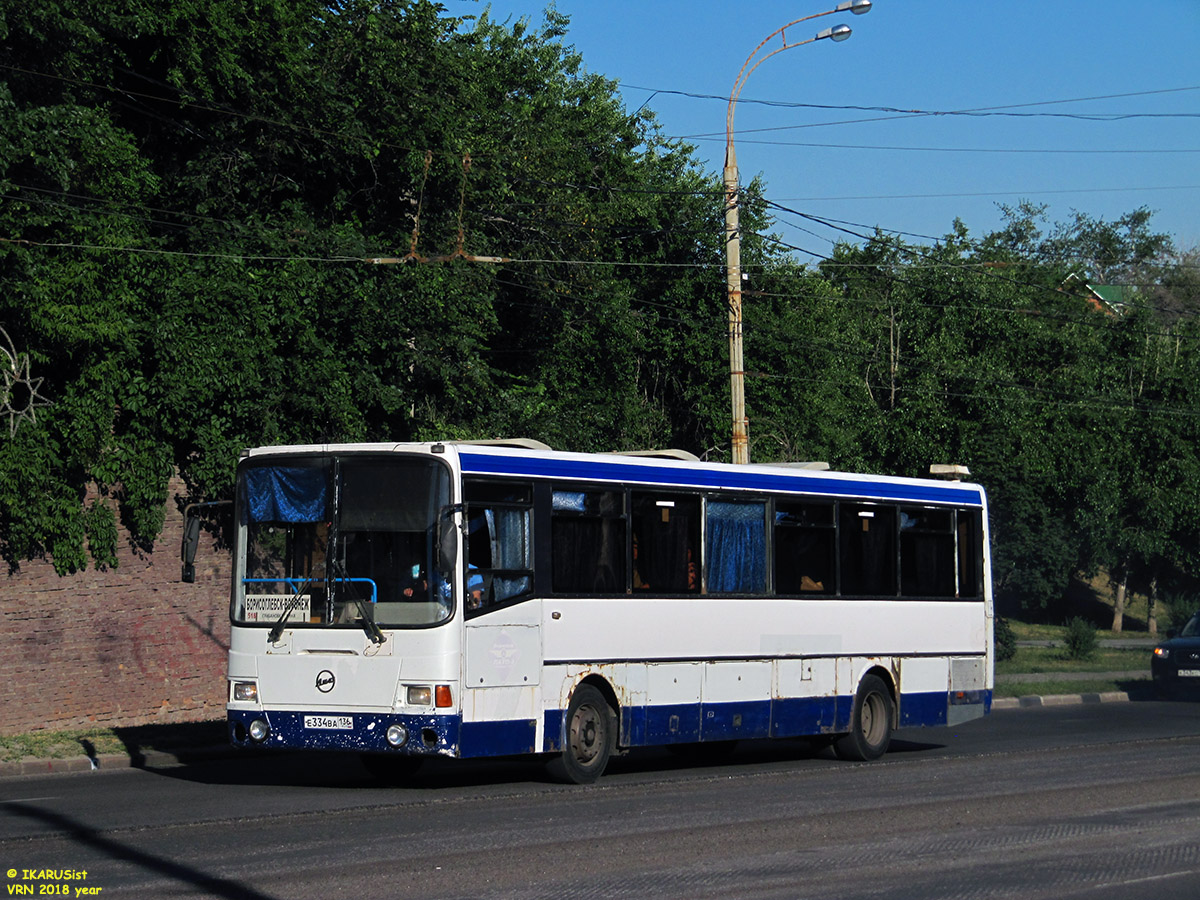 Воронежская область, ЛиАЗ-5256.33-01 (ГолАЗ) № Е 334 ВА 136