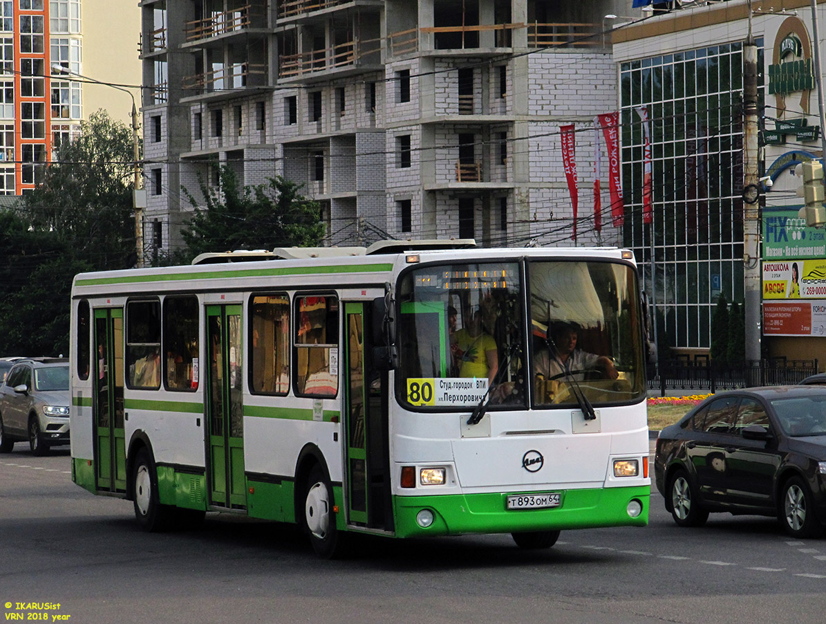 Voronezh region, LiAZ-5256.35 č. Т 893 ОМ 64