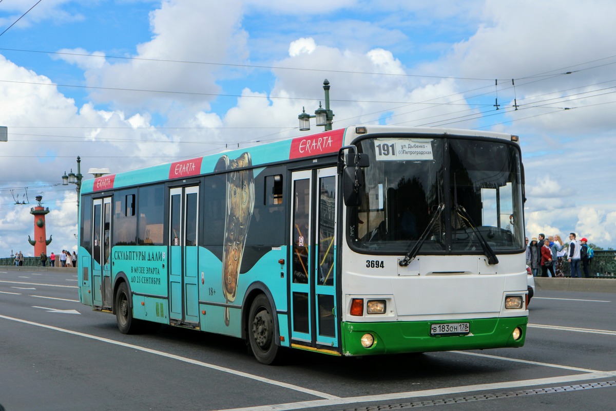 Санкт-Петербург, ЛиАЗ-5293.60 № 3694