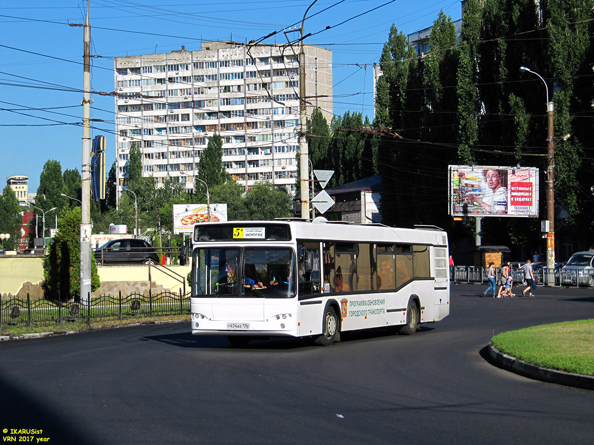 Воронежская область, МАЗ-103.465 № Т 474 АЕ 136