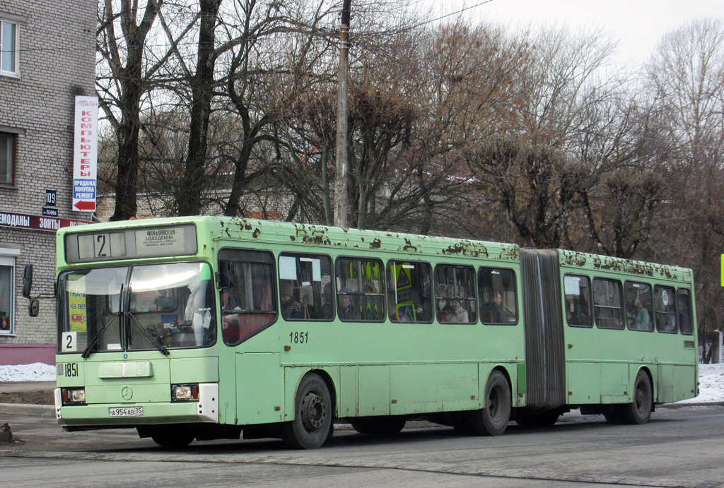 Вологодская область, ГолАЗ-АКА-6226 № 1851