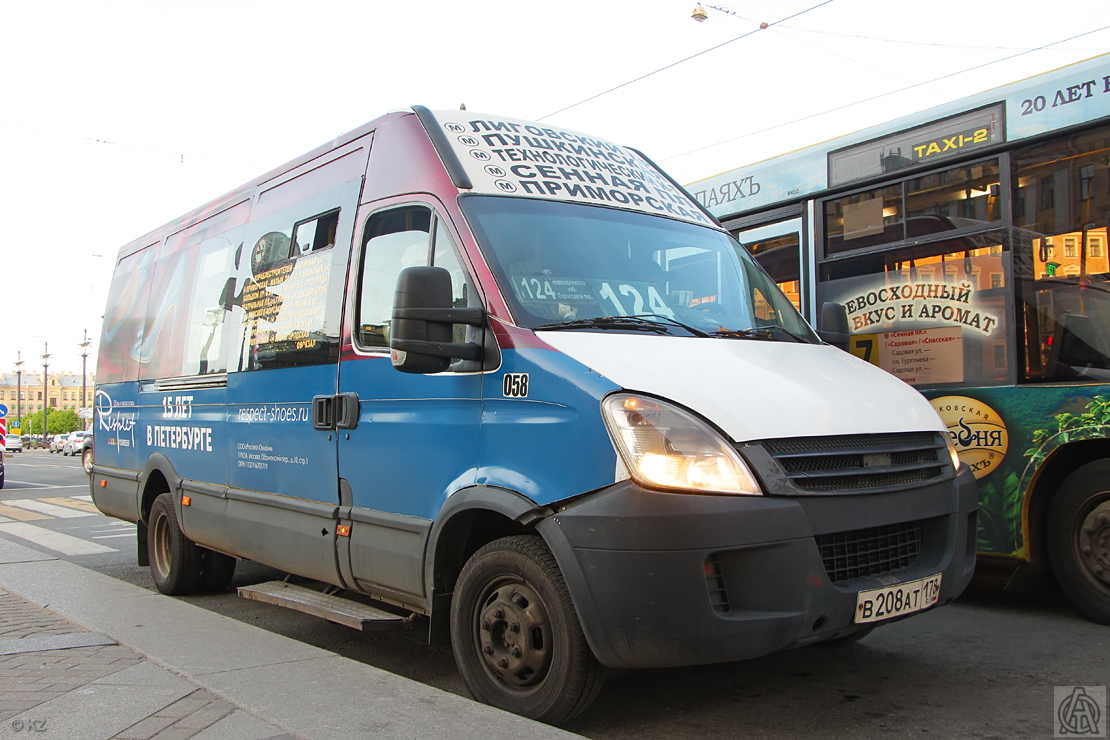 Санкт-Петербург, Нижегородец-2227UT (IVECO Daily) № 058