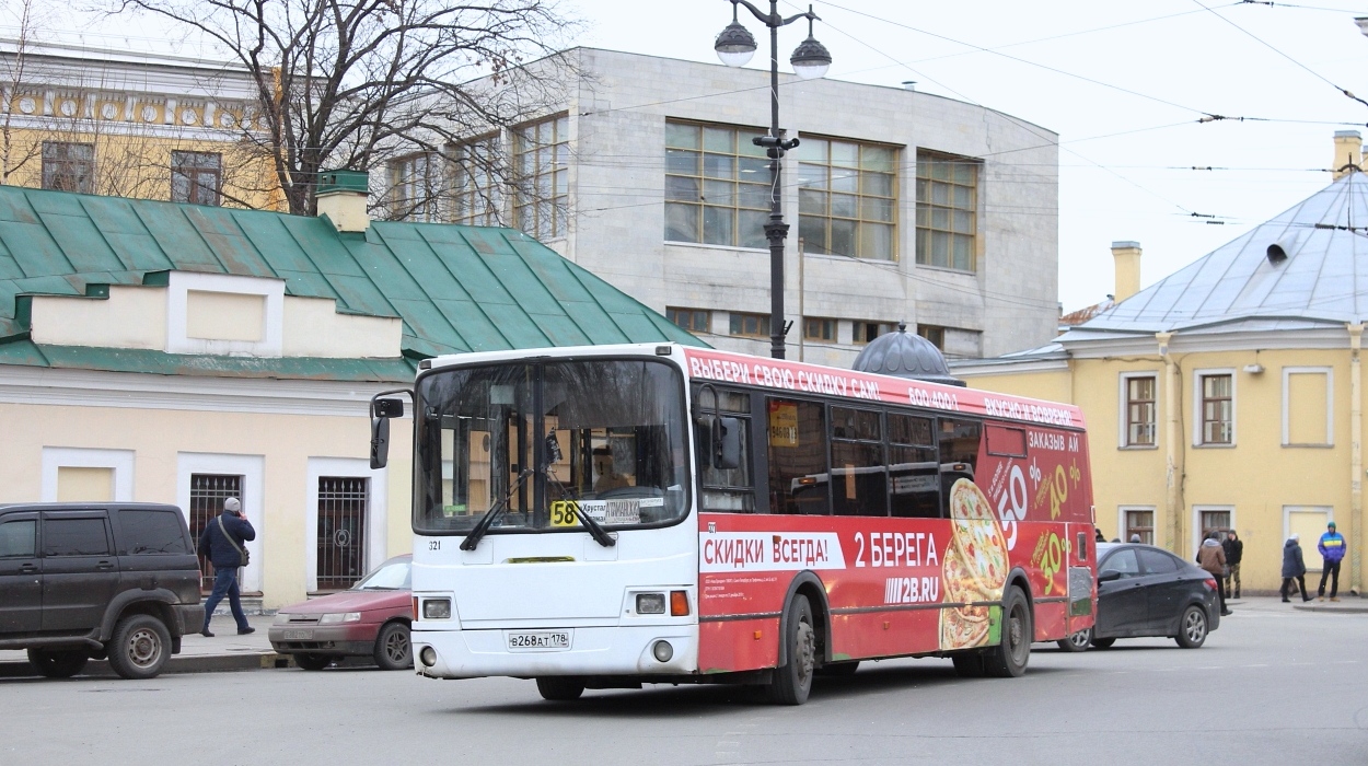 Санкт-Петербург, ЛиАЗ-5293.53 № 321