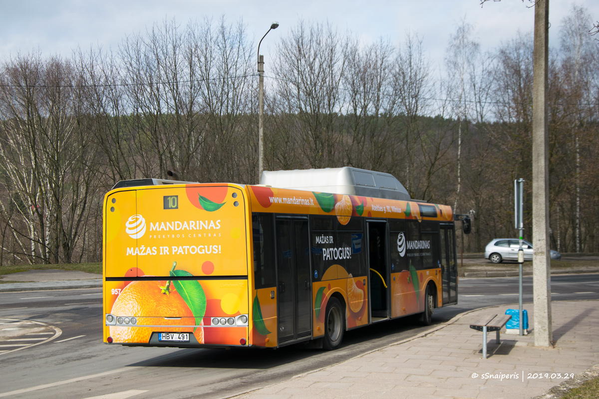 Литва, Solaris Urbino III 12 CNG № 957
