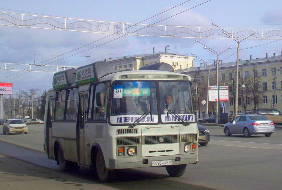 Baszkortostan, PAZ-32054 Nr Т 090 НВ 102