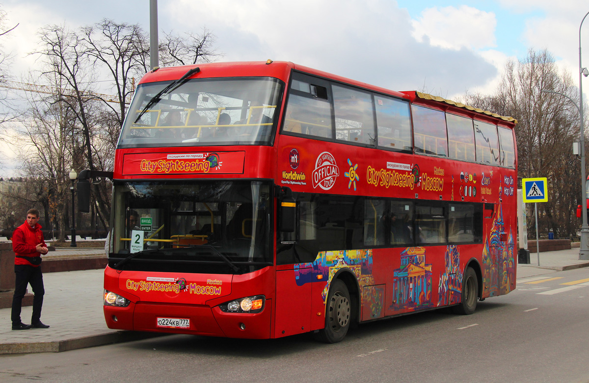 Москва, Higer KLQ6109GS № О 224 КВ 777