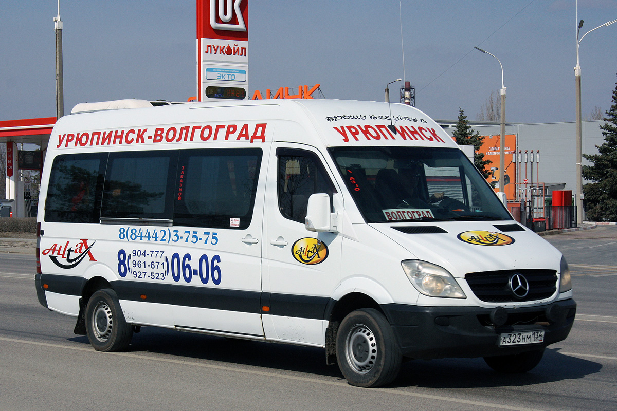 Волгоградская область, Mercedes-Benz Sprinter W906 313CDI № А 323 НМ 134 —  Фото — Автобусный транспорт