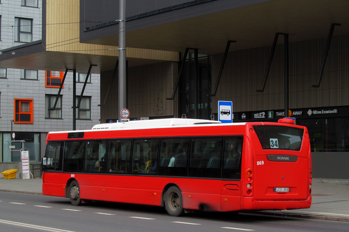 Литва, Scania OmniCity II № 869