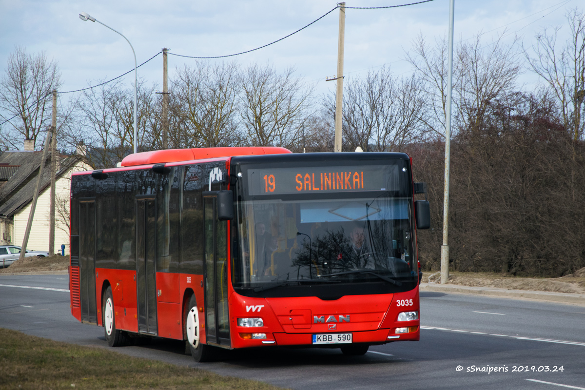 Литва, MAN A21 Lion's City NL273 № 3035