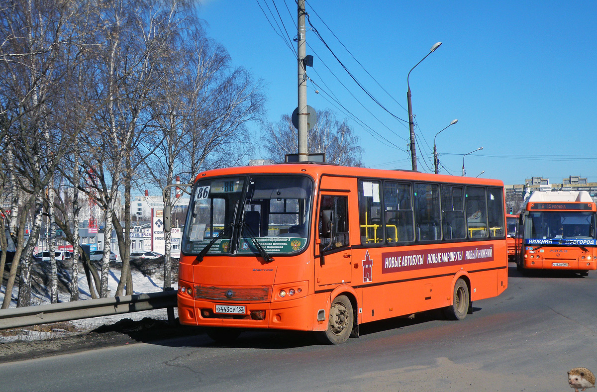 Нижегородская область, ПАЗ-320414-05 "Вектор" № О 443 СУ 152