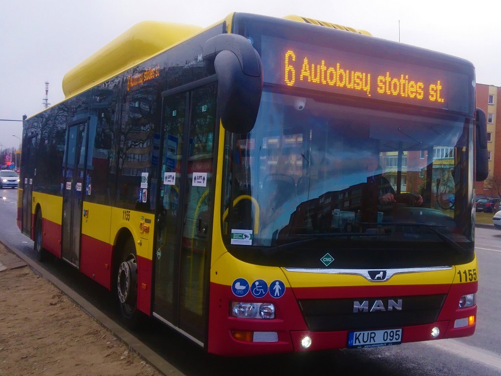 Литва, MAN A21 Lion's City NL273 CNG № 1155