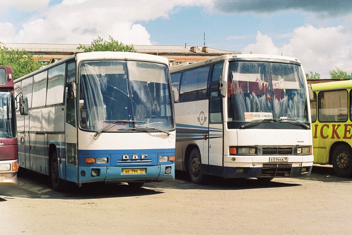 Пермский край, Smit Orion № АЕ 794 59; Удмуртия, Ikarus 396 № Е 514 КА 18