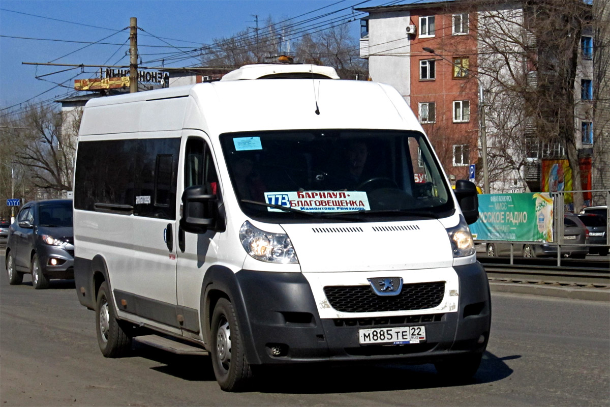 Алтайский край, Нижегородец-2227S (Peugeot Boxer) № М 885 ТЕ 22 — Фото —  Автобусный транспорт