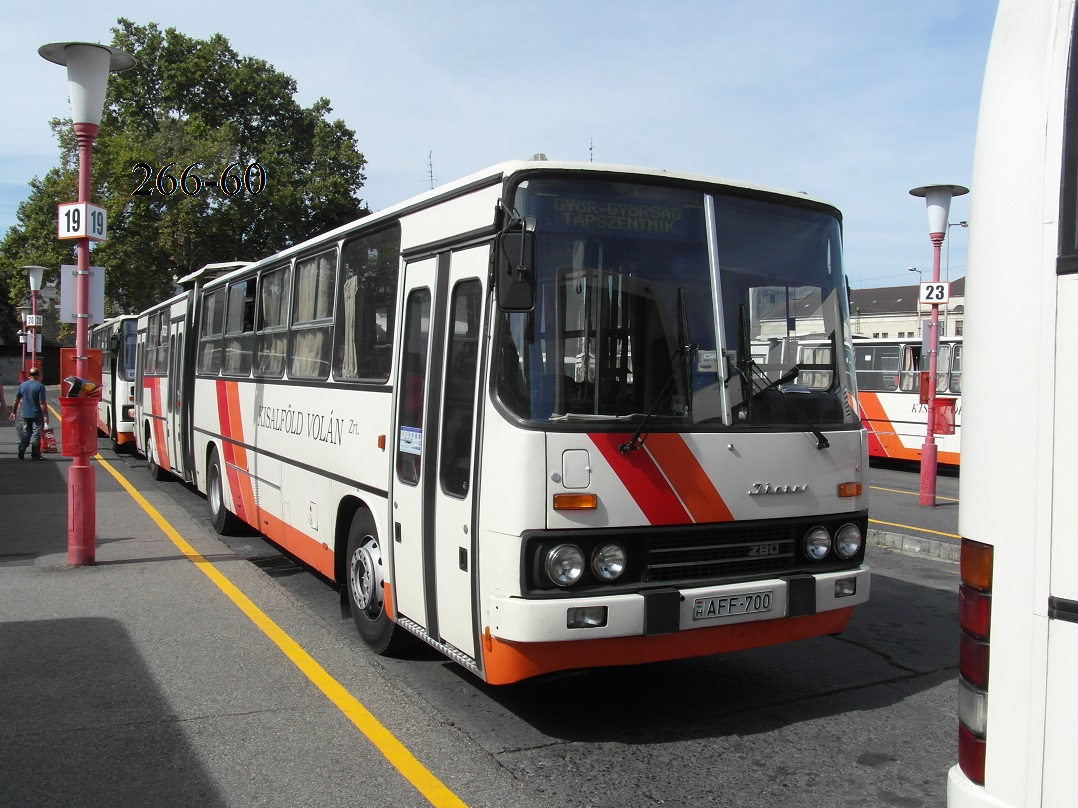 Maďarsko, Ikarus 280 (Vasi Volán) č. AFF-700