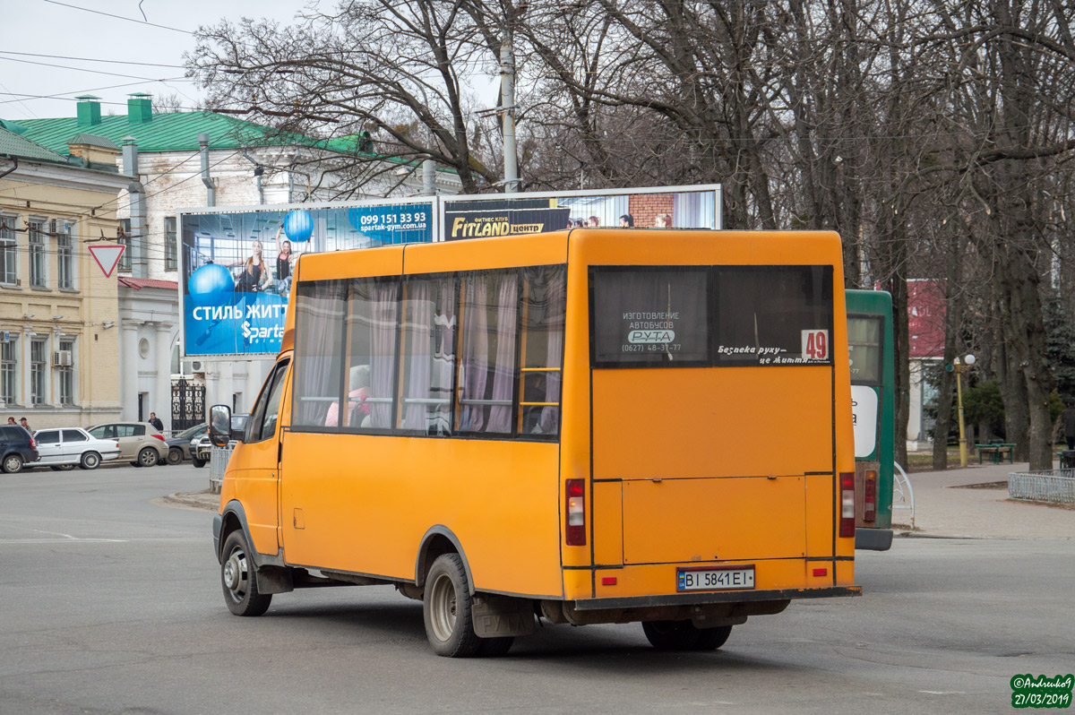 Полтавская область, Рута 22 № BI 5841 EI