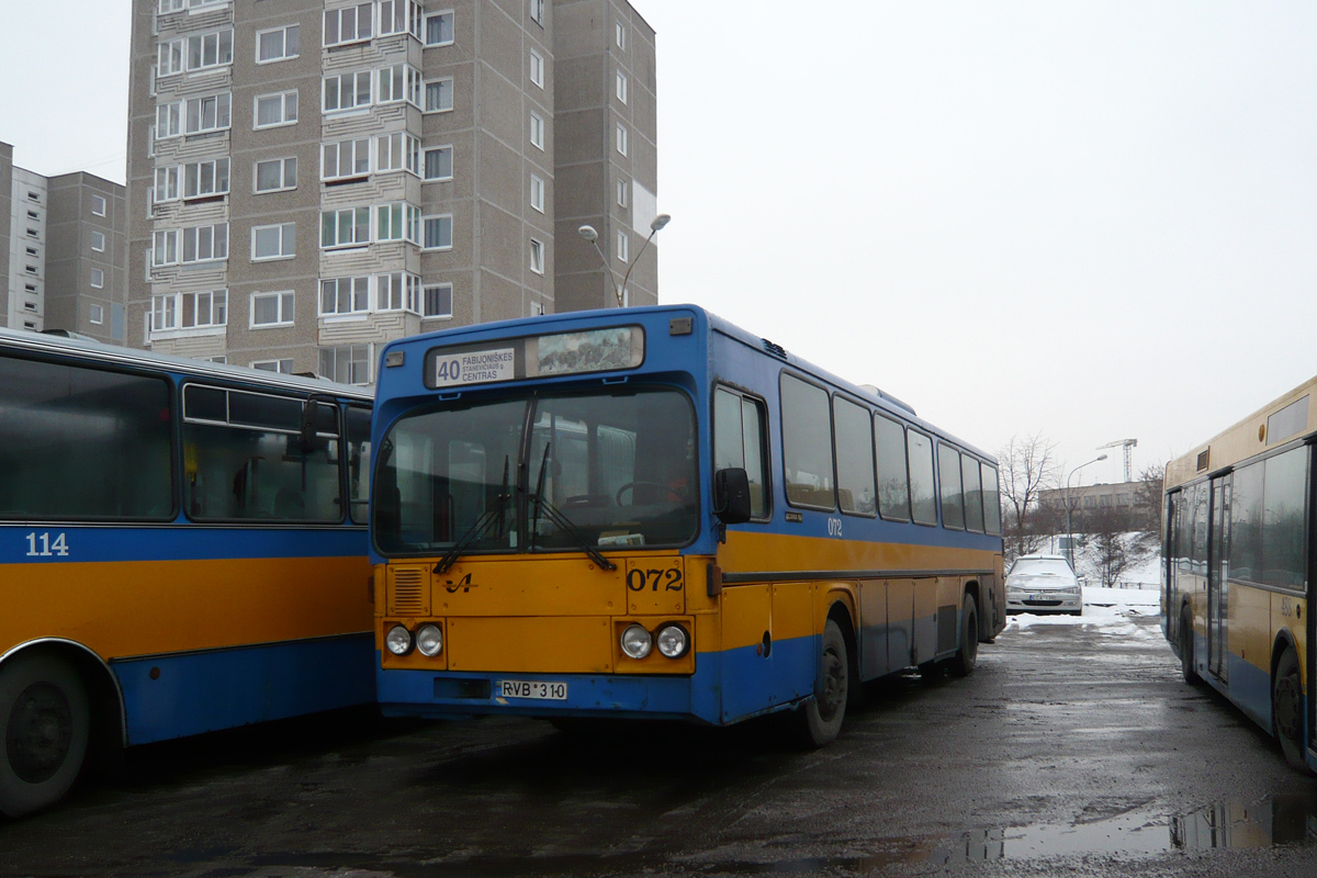 Литва, Scania CN112 № 072