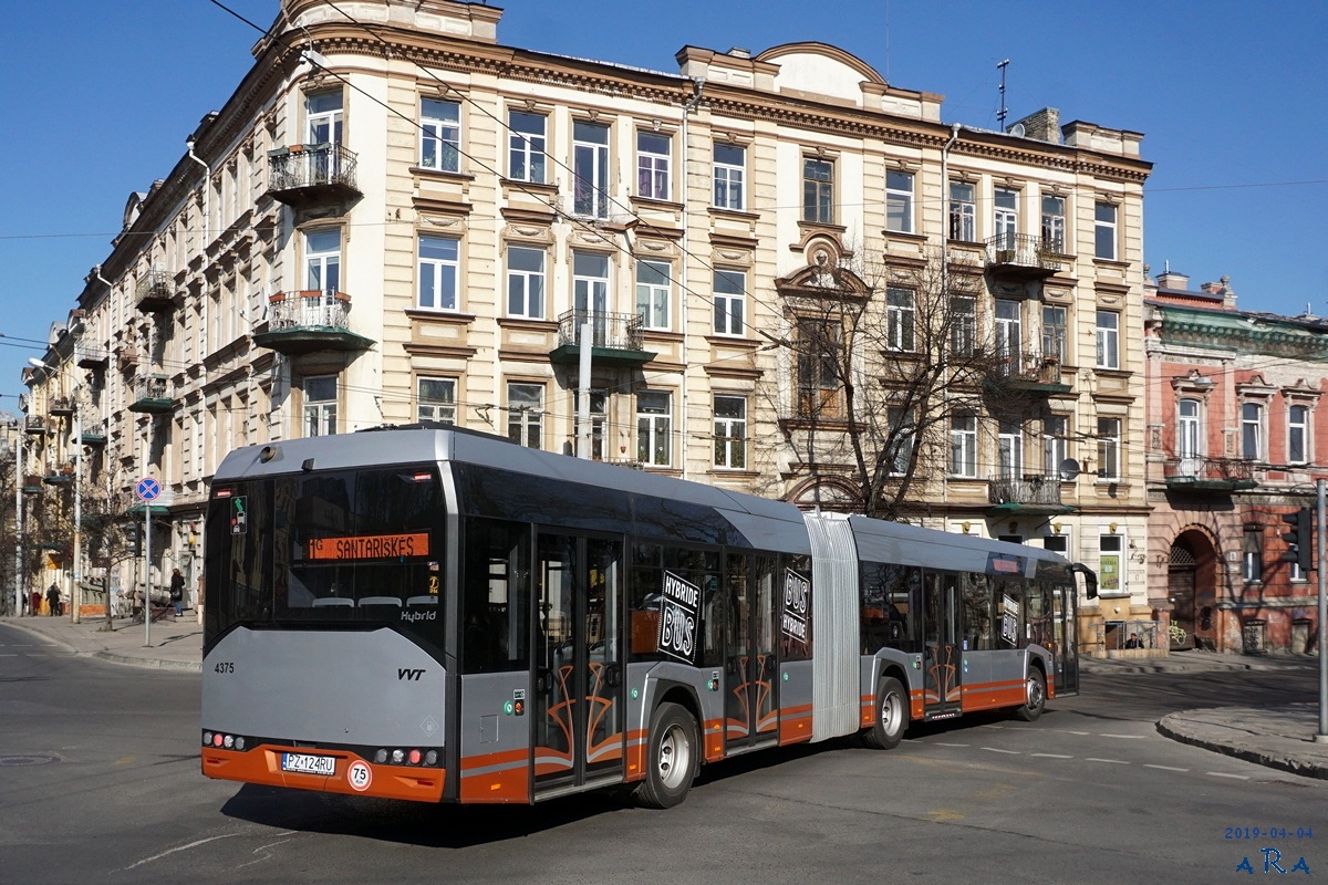 Литва, Solaris Urbino IV 18 hybrid № 4375