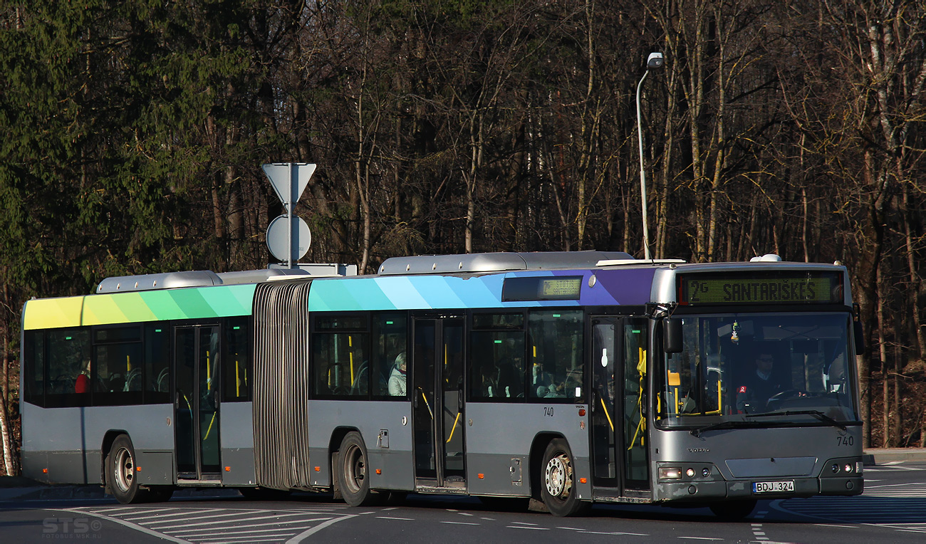 Литва, Volvo 7700A № 740