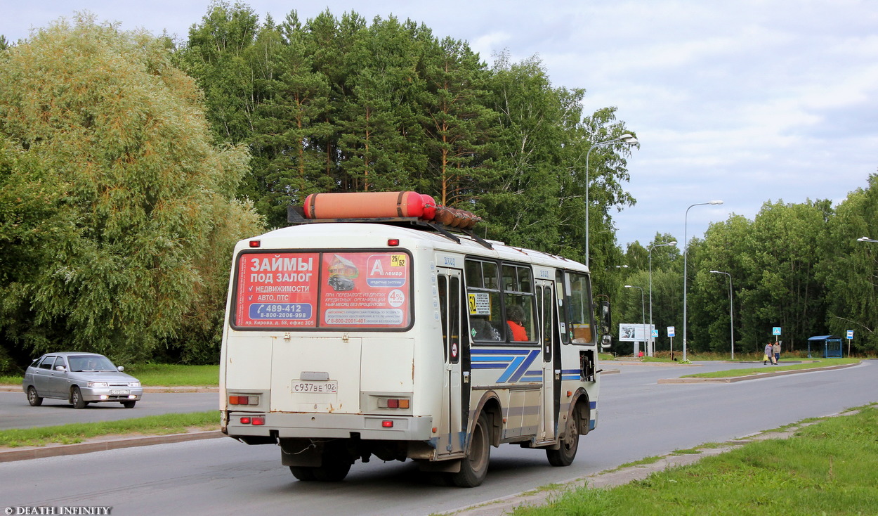 Oblast Tomsk, PAZ-32054 Nr. С 937 ВЕ 102