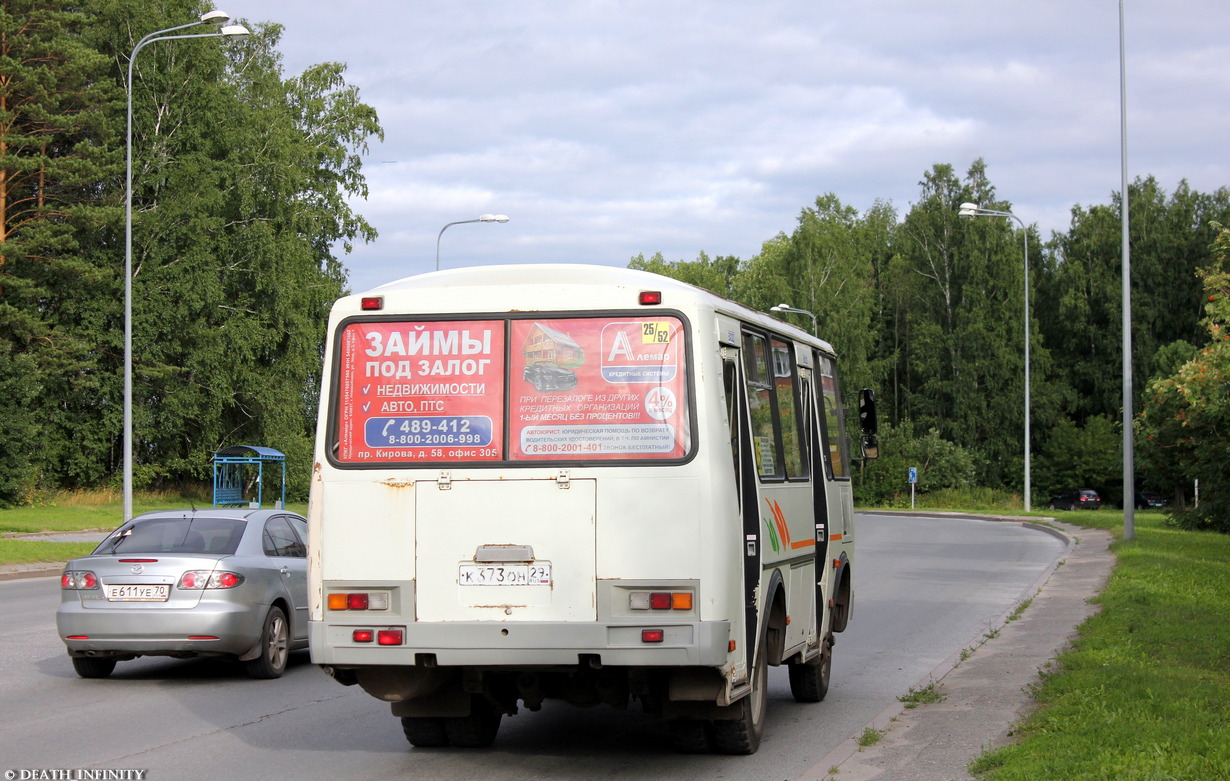 Томская область, ПАЗ-32054 № К 373 ОН 29