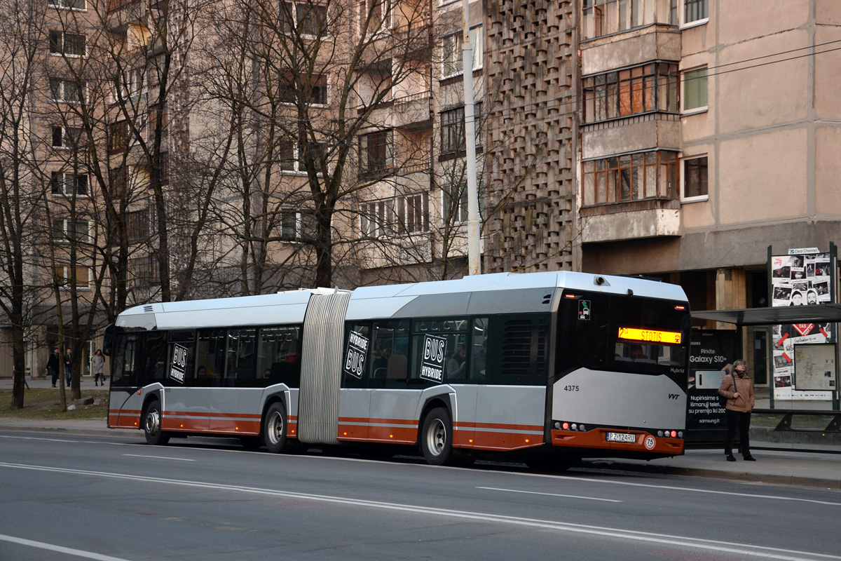 Литва, Solaris Urbino IV 18 hybrid № 4375