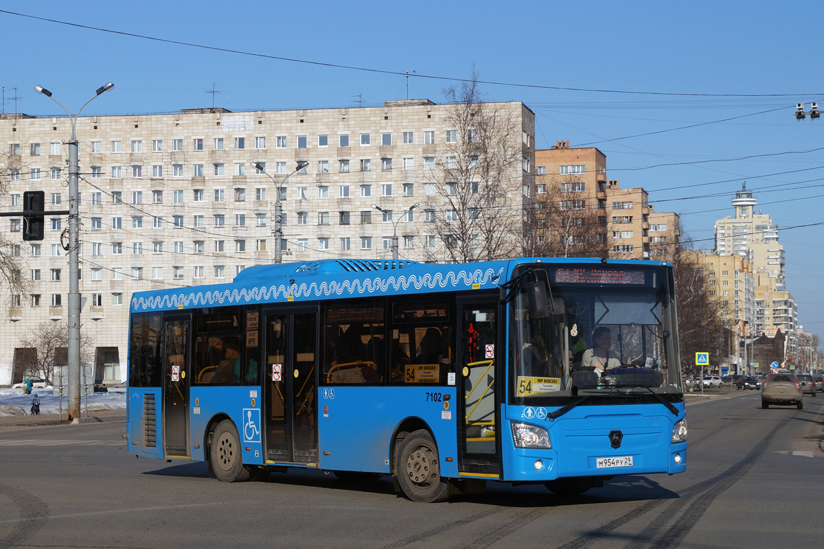 Архангельская область, ЛиАЗ-4292.60 (1-2-1) № 7102