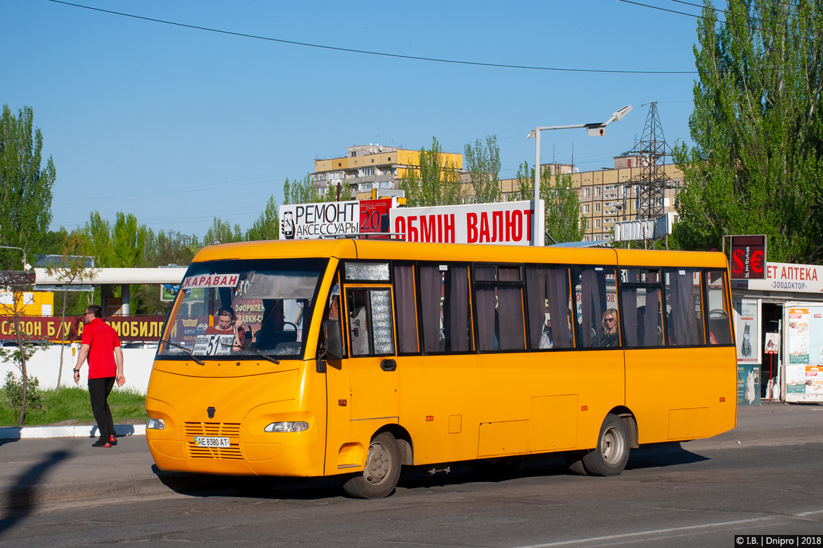 Dnepropetrovsk region, Ruta 41 № AE 8380 AT