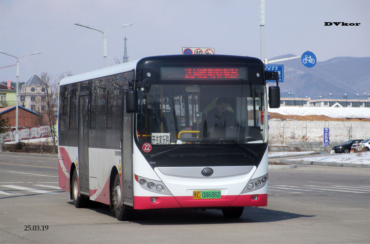 Китай, Yutong E8 № 黑C 08686D
