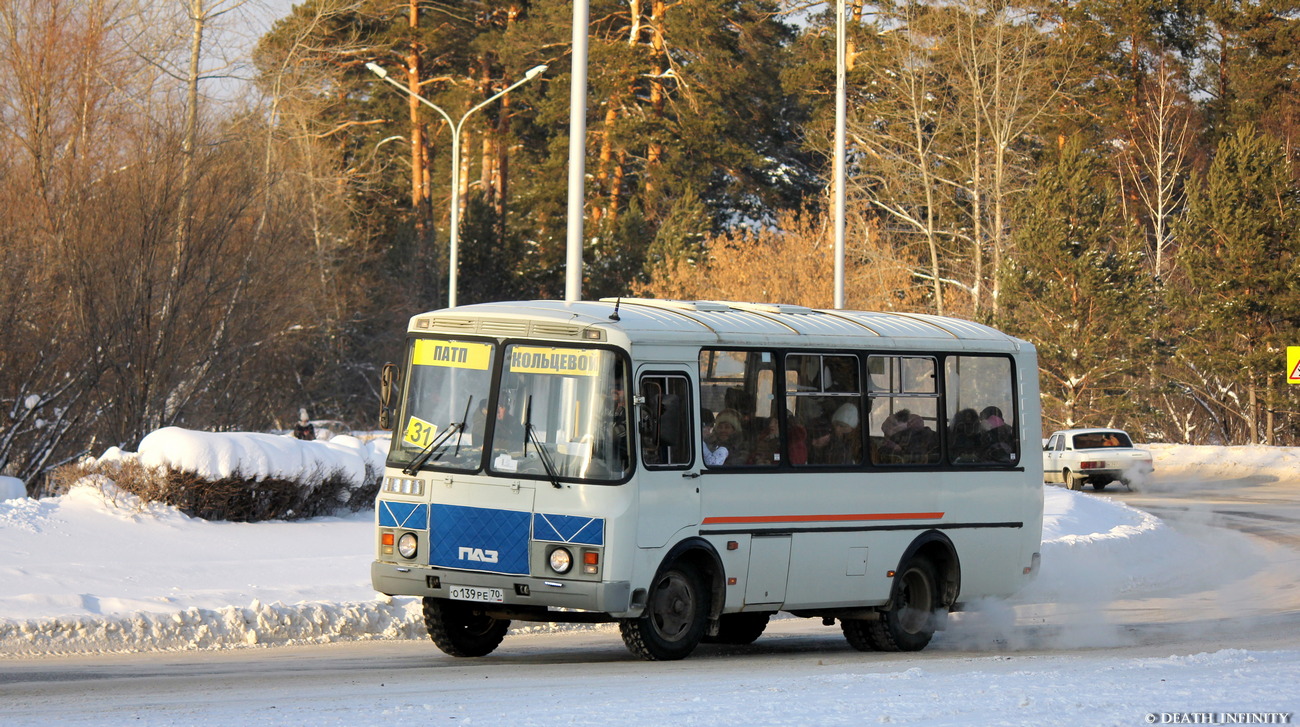 Томская область, ПАЗ-32054 № О 139 РЕ 70