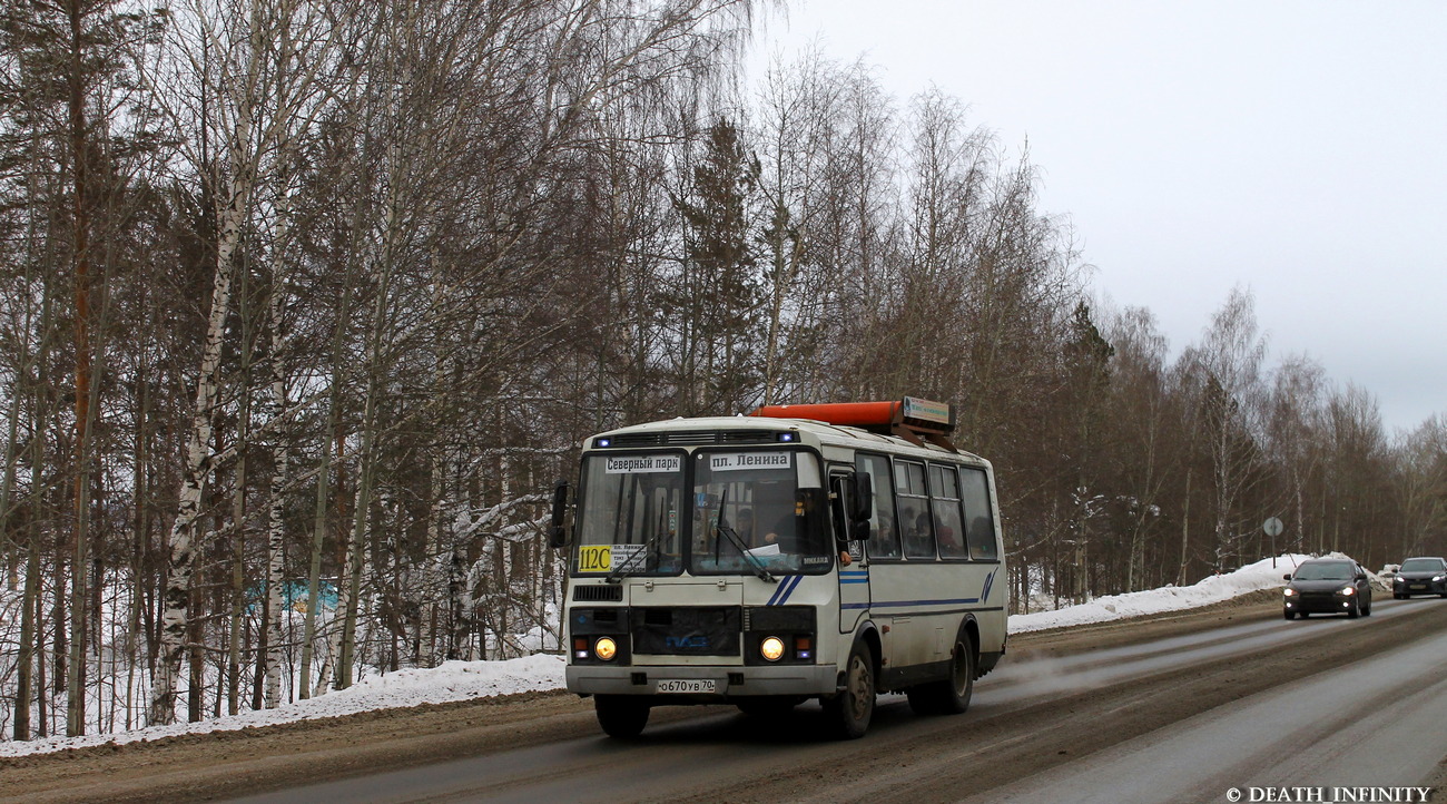 Томская область, ПАЗ-32054 № О 670 УВ 70