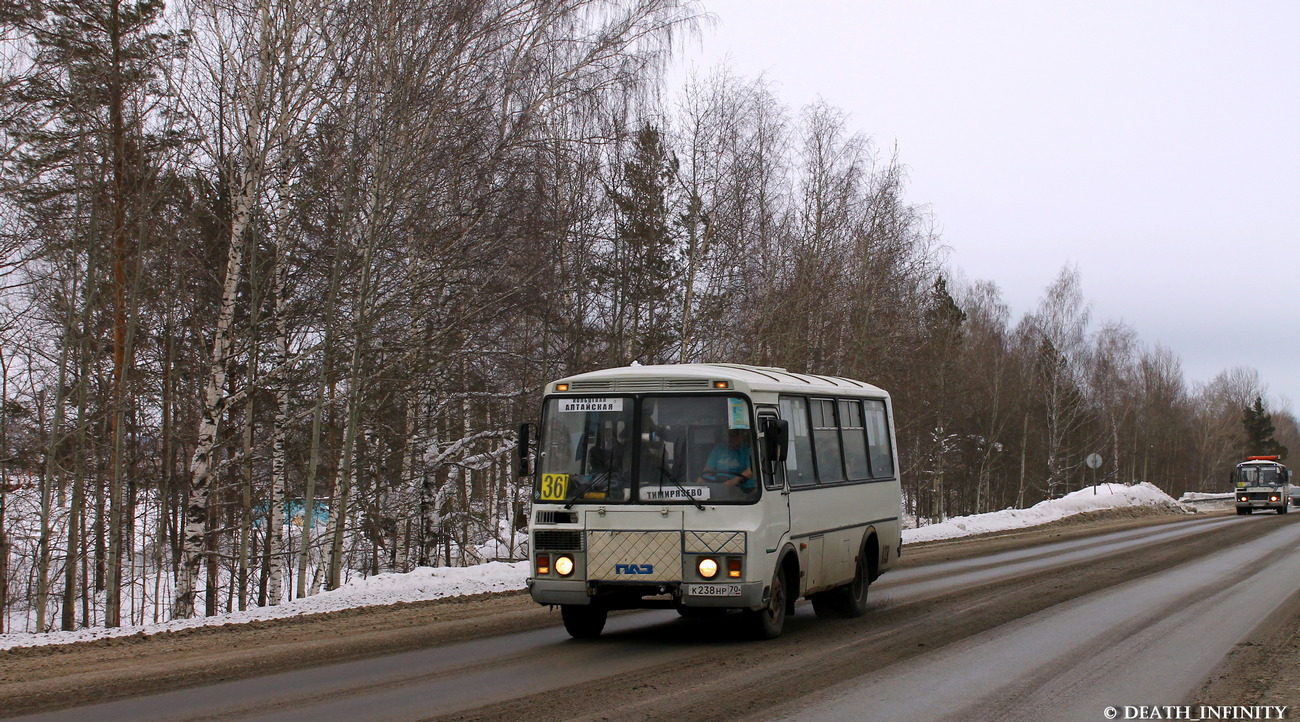 Томская область, ПАЗ-32054 № К 238 НР 70