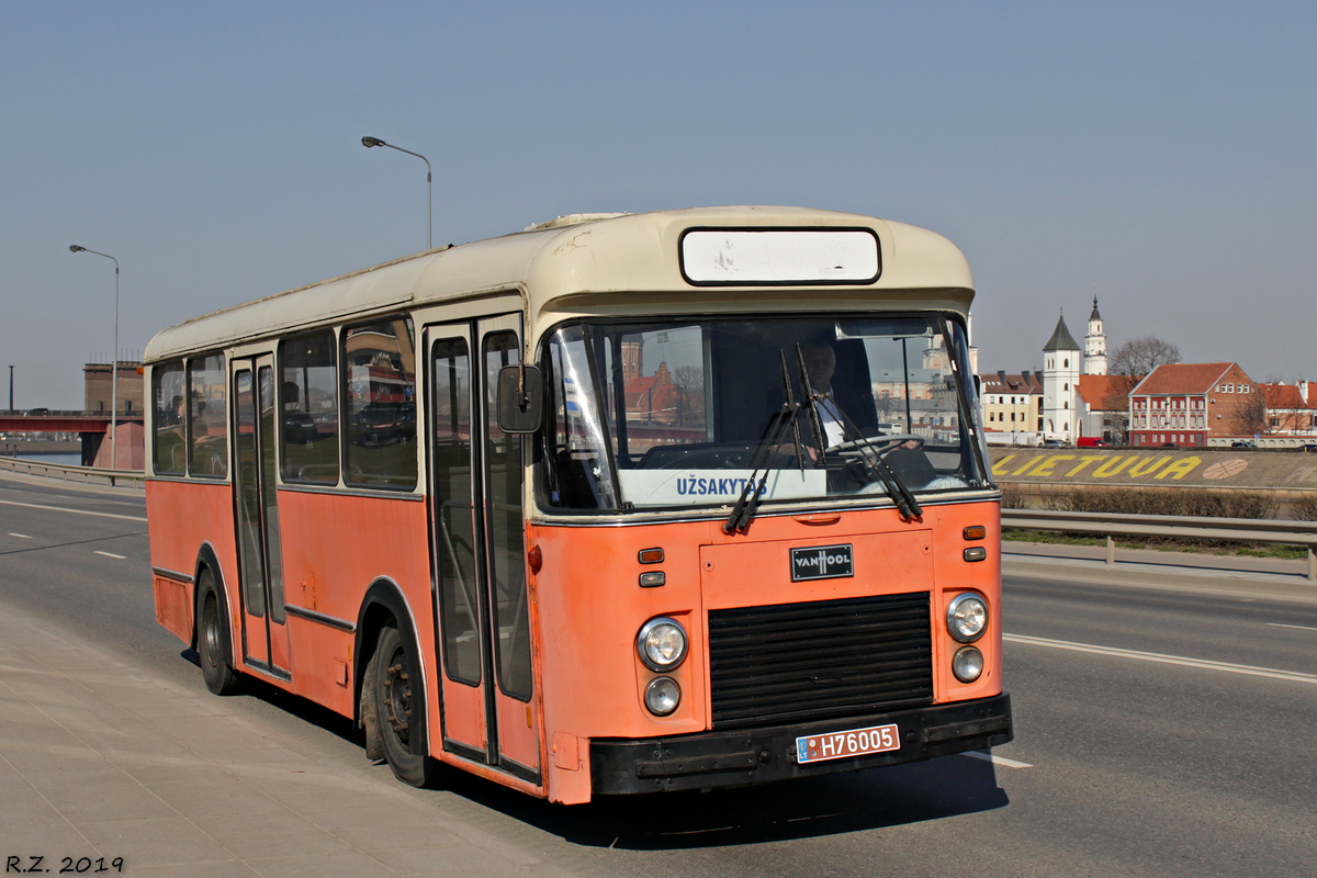 Литва — Поездка любителей ОТ 05.04.2019 на VanHool AU124 #032