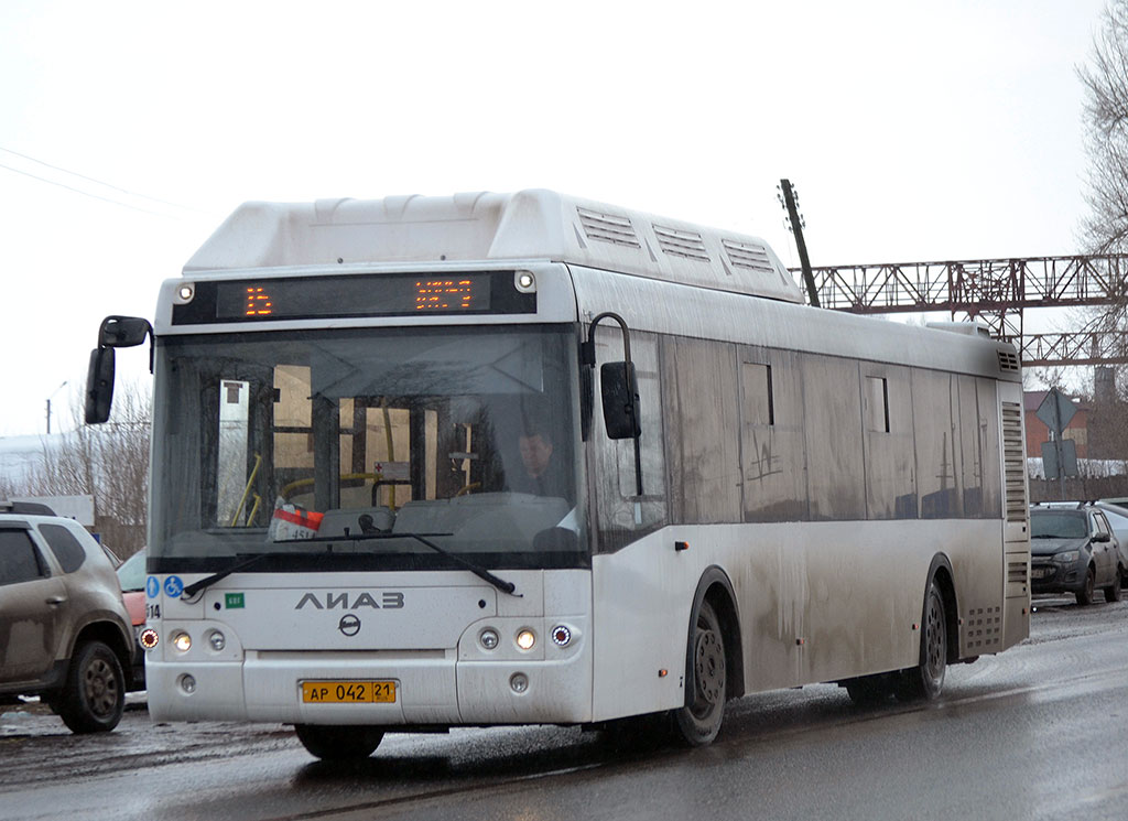 Чувашия, ЛиАЗ-5292.67 (CNG) № 4514