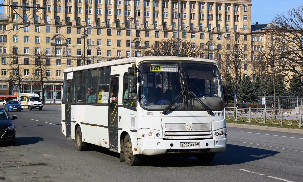 Санкт-Петербург, ПАЗ-320412-05 № 7627