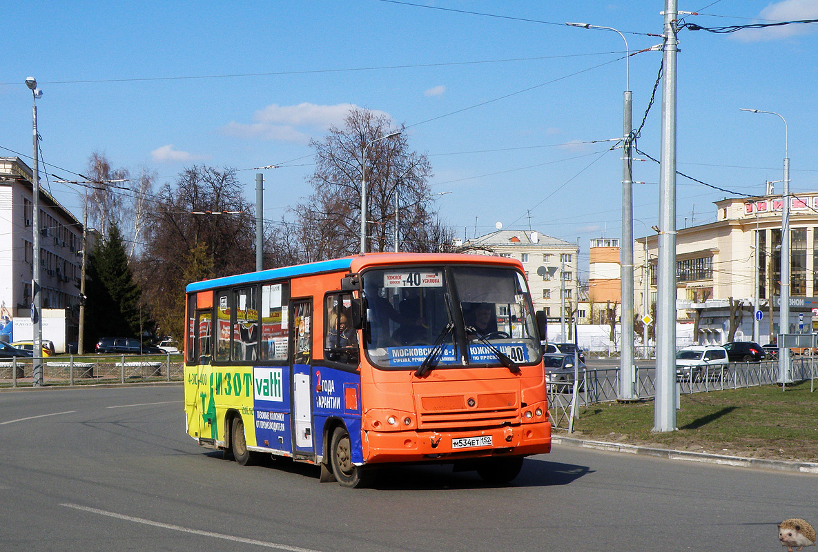 Нижегородская область, ПАЗ-320402-05 № М 534 ЕТ 152