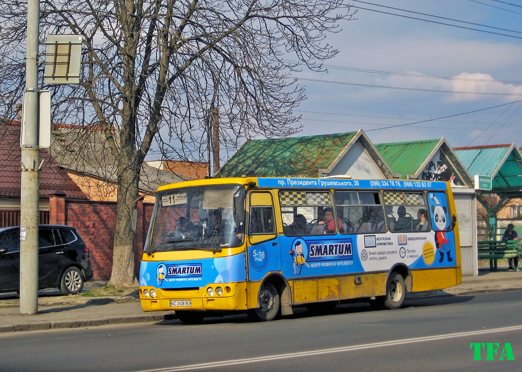 Волынская область, Богдан А09202 № AC 2408 BO