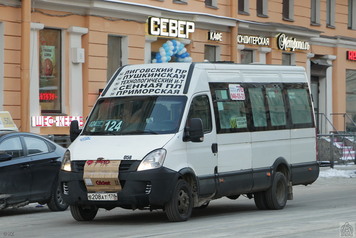 Санкт-Петербург, Нижегородец-2227UT (IVECO Daily) № 058