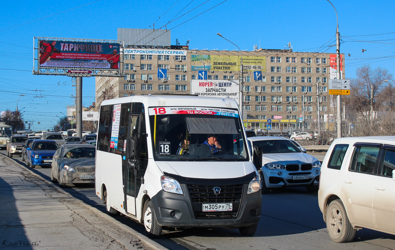 Новосибирская область, Луидор-225019 (ГАЗ Next) № М 305 РУ 75 — Фото —  Автобусный транспорт