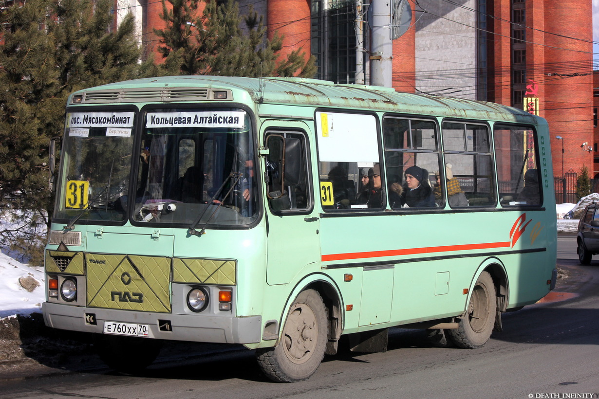 Томская область, ПАЗ-32054 № Е 760 ХХ 70