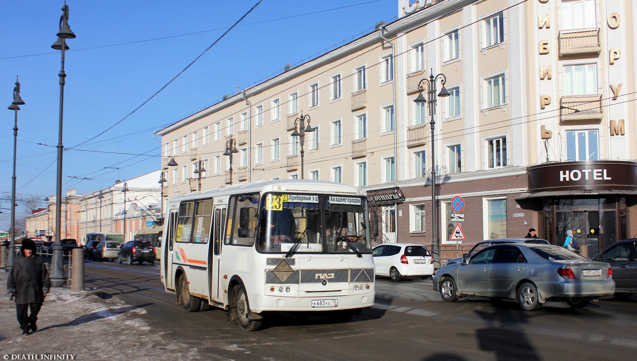 Томская область, ПАЗ-32054 № К 683 КЕ 70