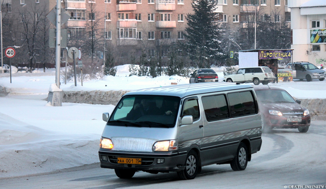 Томская область, Toyota HiAce RZH155L № АА 001 70