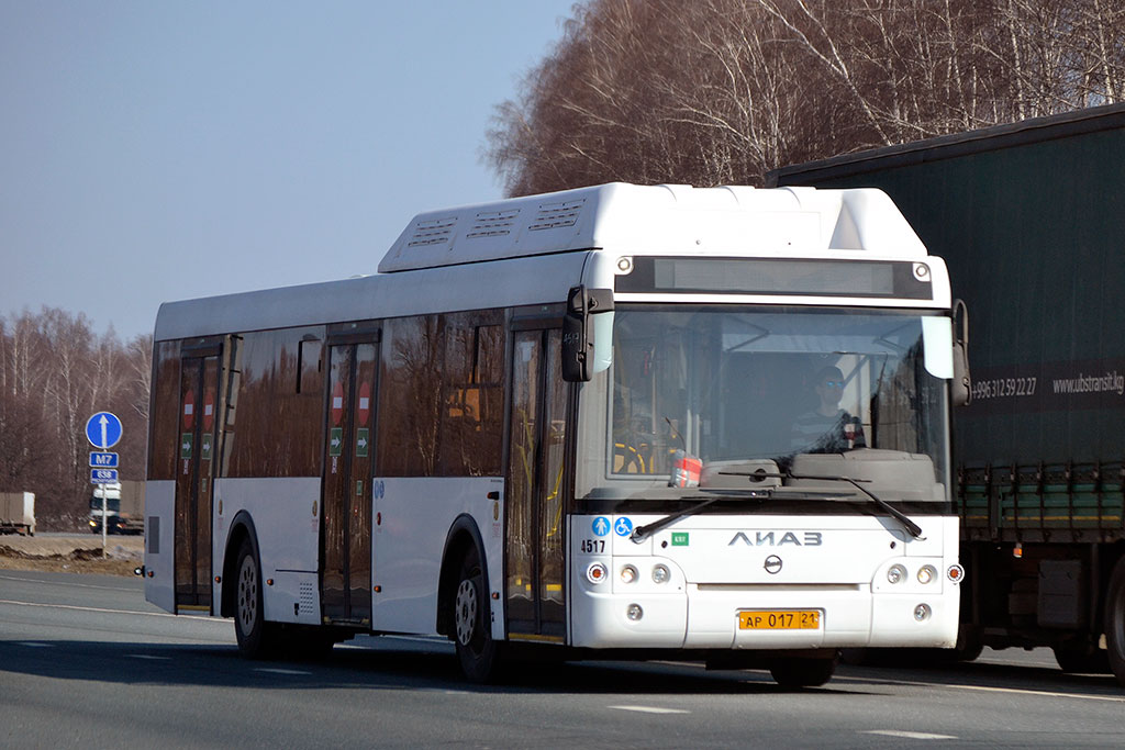 Чувашия, ЛиАЗ-5292.67 (CNG) № 4517