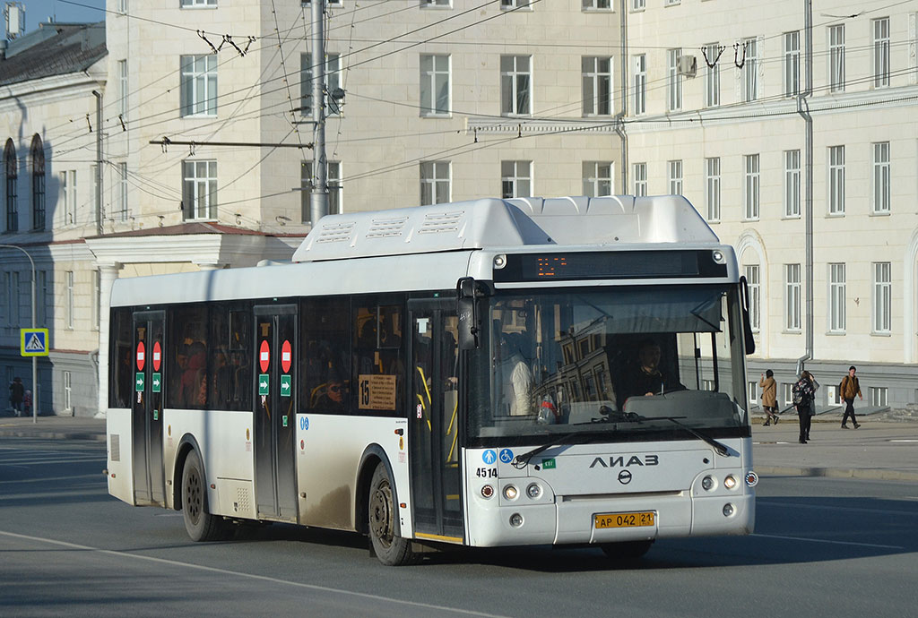 Чувашия, ЛиАЗ-5292.67 (CNG) № 4514