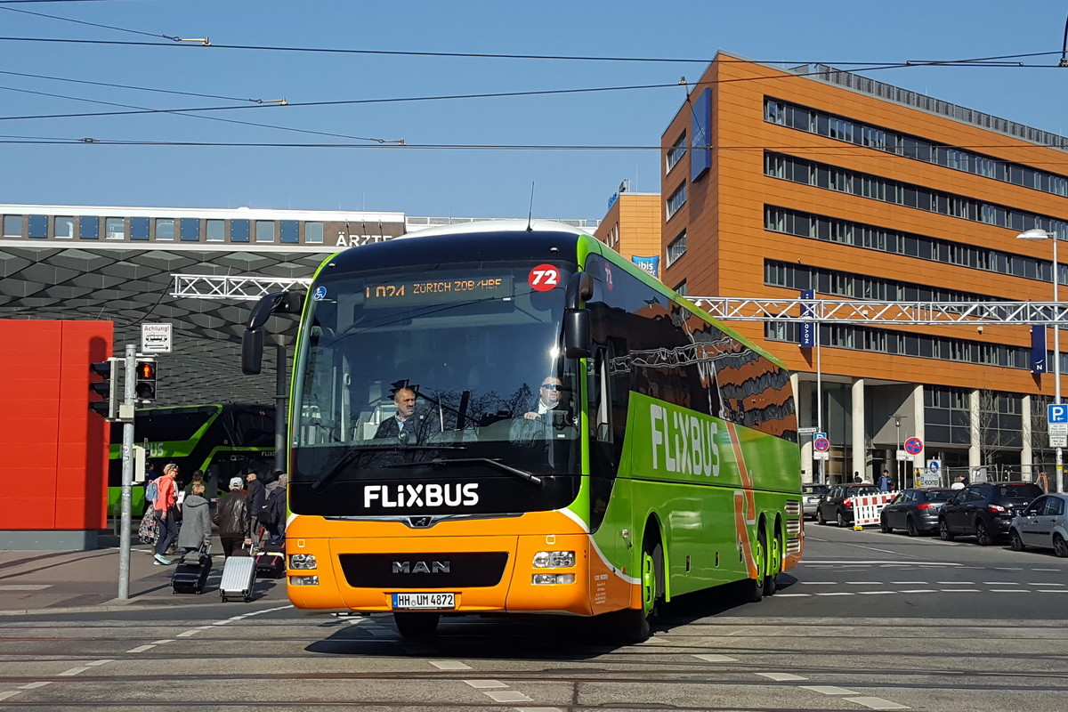 Гамбург, MAN R08 Lion's Coach L RHC464 L № 72